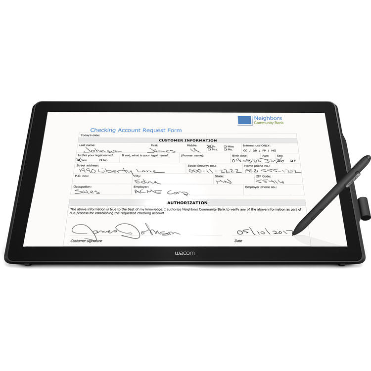Wacom Interactive Pen Display 24-inch DTK-2451 – MacHollywood 
